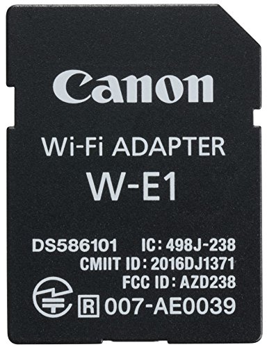 Canon W-E1 - Adaptador WiFi para cámaras Canon EOS 7D Mark II, EOS 5DS, EOS 5DS R