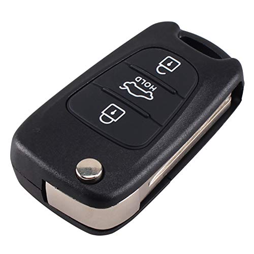 Carcasa para llave plegable con mando a distancia, de repuesto para Hyundai i20, i30, i35, iX20 e iX35