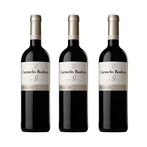 Carmelo rodero Vino tinto - 3 botellas x 750ml - total: 2250 ml