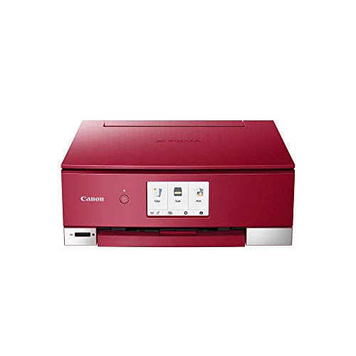 Impresora Multifuncional Canon PIXMA TS8352 Roja Wifi de inyección de tinta, roja