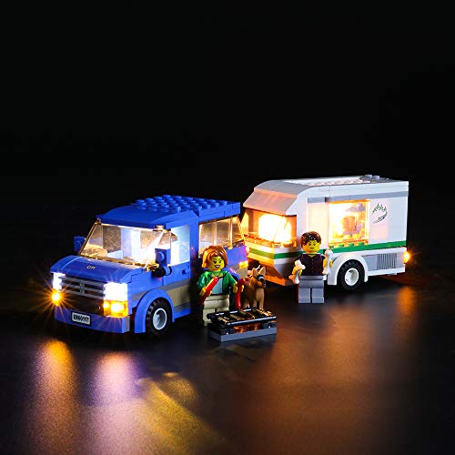 LIGHTAILING Conjunto de Luces (City Furgoneta y Caravana) Modelo de Construcción de Bloques - Kit de luz LED Compatible con Lego 60117 (NO Incluido en el Modelo)