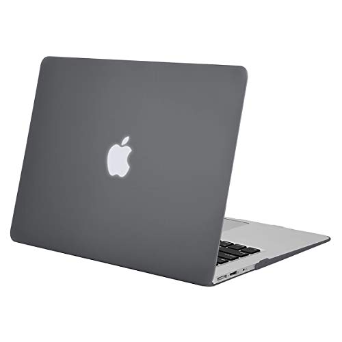 MOSISO Funda Dura Compatible con MacBook Air 13 Pulgadas (A1369 / A1466, Versión 2010-2017), Ultra Delgado Carcasa Rígida Protector de Plástico Cubierta, Gris