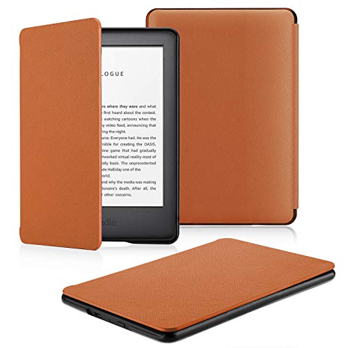 OMOTON Funda Nuevo Kindle 2019 Carcasa Nuevo Kindle 2019 Funda, PU, Sueño Automático, Cierre Magnético, Color Naranja, Solo para All-New Kindle, 2019 Released