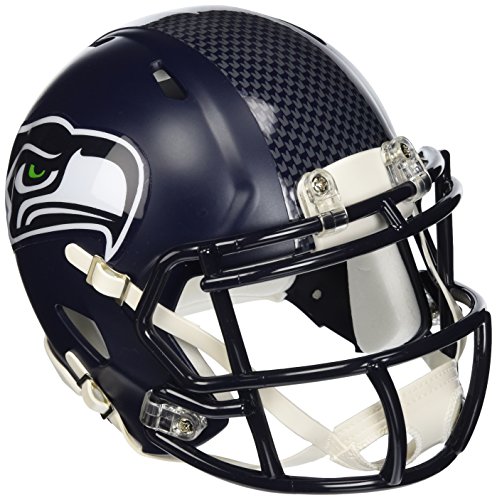 Riddell - Réplica de casco de fútbol americano, diseño de los Seattle Seahawks