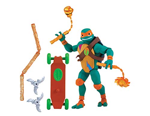 Teenage Mutant Ninja Turtles The Wild Card Figura de acción, color mikey 'el artista ninja' (Flair Leisure Products TUAB0200) , color/modelo surtido