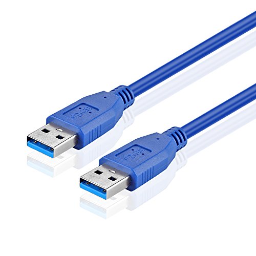 TNP - Cable USB 3.0 de tipo A a macho tipo A a macho de SuperSpeed USB macho