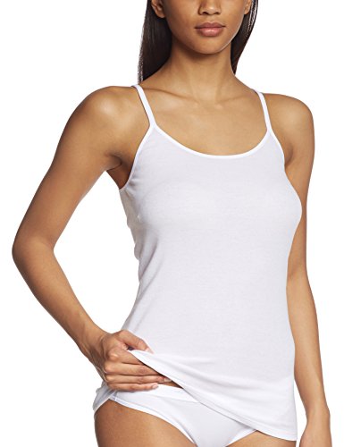 Triumph Katia Basics Shirt01 (1PL35), Camiseta tirantes Mujer, Blanco (WHITE 03), 46 (Talla fabricante: 44)