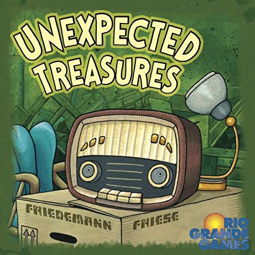 Unexpected Treasures - Juego de cartas (Rio Grande Games RGG484) (versión en inglés)
