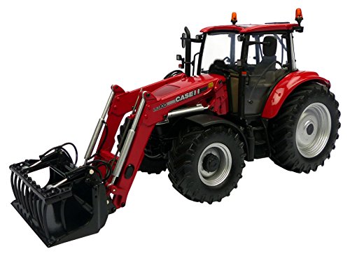 Universal Hobbies Case IH Farmall 115U Tractor con Cargador Frontal