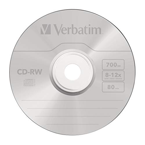 Verbatim 43480 - Pack de 10 CDs regrabables de 700 MB