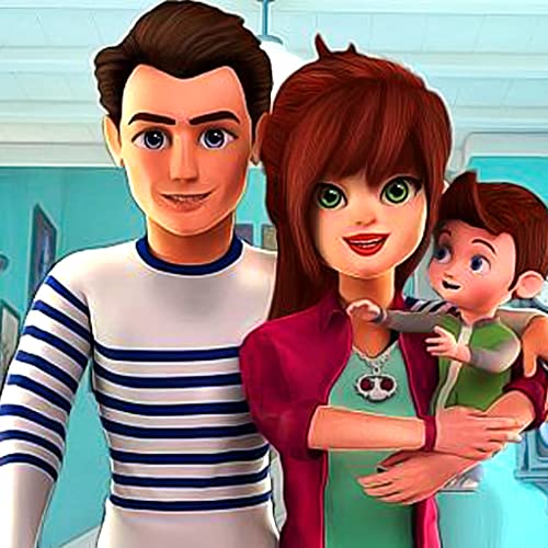 Virtual Mother & Dad Happy Family Simulator 3D: Mommy Kids Care Adventure Juegos de simulación para niñas gratis 2018