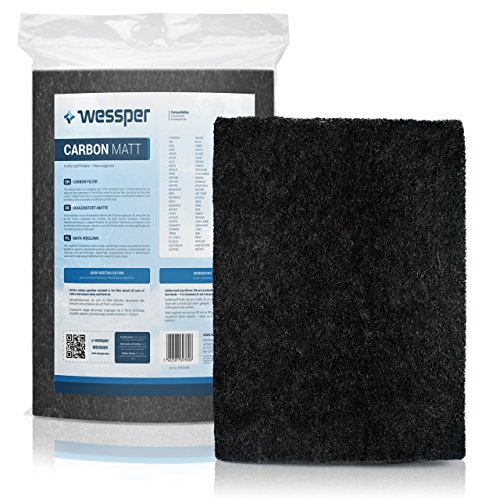 ?WESSPER® Campana extractora filtro para Teka DPL 90 (Estera filtrante, carbón)