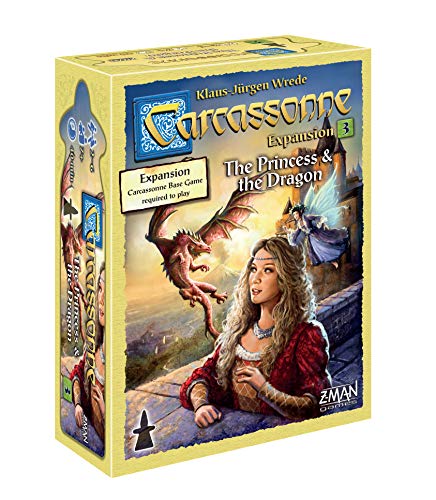 Z-Man Games Carcassonne 3 "La Princesa y el dragón (edición en inglés 2016)