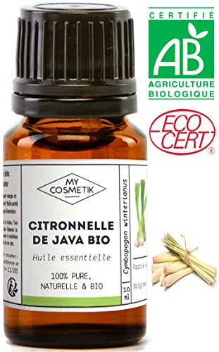 Aceite esencial de citronela de Java orgánico - MyCosmetik - 10 ml
