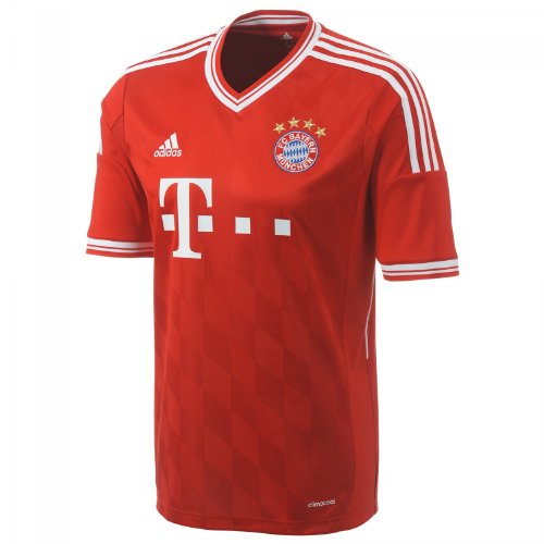adidas - Camiseta de fútbol para Adulto (Primera equipación), diseño del Bayern de Múnich Rojo FCB True Red/White Talla:XX-Large