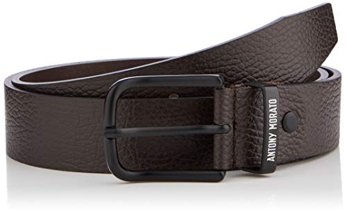 Antony Morato Cintura In Pelle H.35mm Cinturón, Marrón (Cioccolato 2012), 105 (Talla del fabricante: Medium) para Hombre