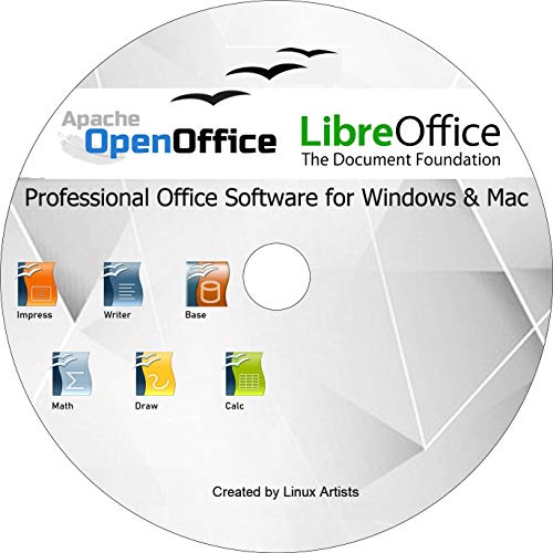 Apache Open Office y Libreoffice 2019 última edición completa para TODOS Windows y mac | Alternativa a Microsoft Office: Compatible con Word, Excel y PowerPoint