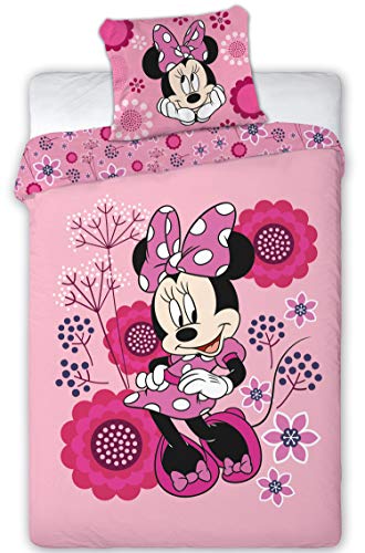 AYMAX S.P.R.L Minnie Disney - Juego de Funda nórdica para Cama Individual