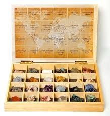 Caja minerales del mundo 24 unidades