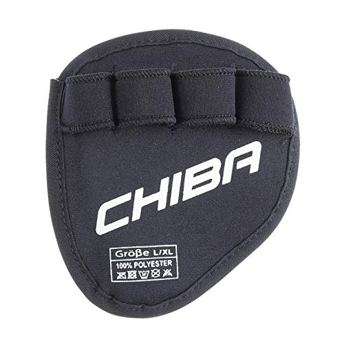 Chiba Handschuhe Grippad - Guantes para fitness, color negro, talla L/XL