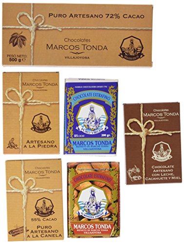 Chocolates Marcos Tonda Estuche Regalo Selección de Chocolate Artesanos - 1400 gr