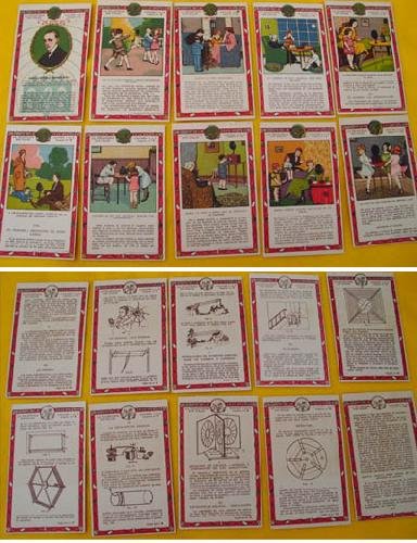 Colection Advertising Cards - Colección Completa Cromos de la Casa Amatller : LA TELEFONIA SIN HILOS