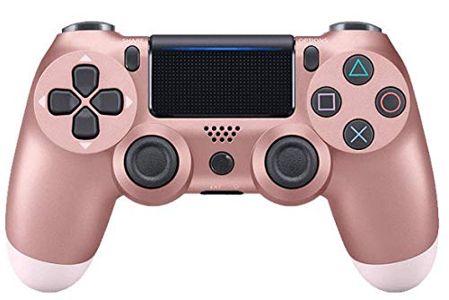 Controlador inalámbrico Bluetooth PS4 para consola de juegos Accesorios del juego controlador inalámbrico PS4-Bluetooth inalámbrico rosa dorado