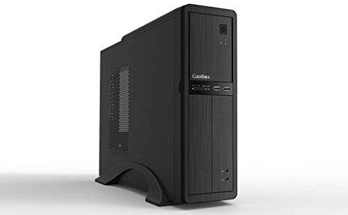 CoolBox T300 Torre Negro 500 W - Caja de Ordenador (Torre, PC, SGCC, Acero, Negro, Micro ATX, 500 W)