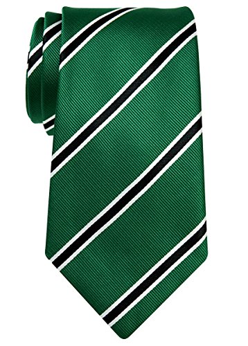 Corbata con diseño a rayas, tejido de microfibra de 8 cm de ancho, varios colores, de la marca Retreez verde verde Talla única