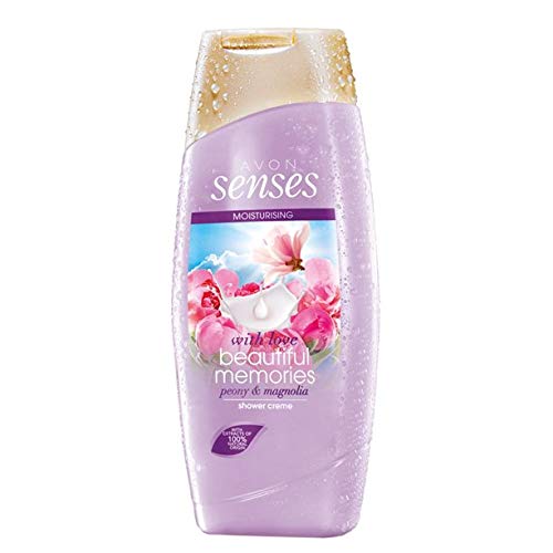 Crema de ducha Avon Senses Beautiful Memories, 250 ml, peonía y magnolia