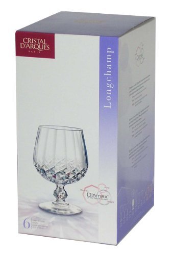 Cristal d'Arques ARC G5218 Modelo Longchamp - Copa para brandy o cognac 320 ml, sin la marca de llenado, caja con 6 unidades