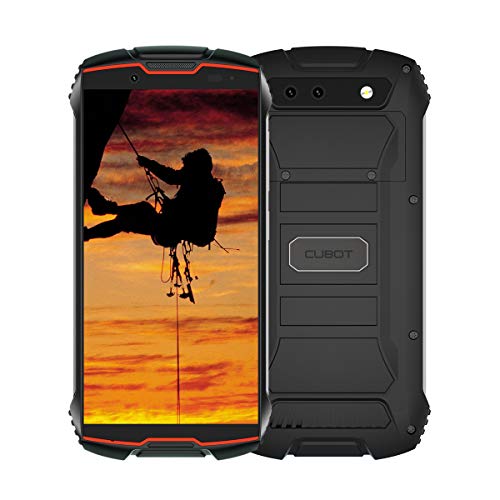CUBOT King Kong Mini 4G Dual SIM Telefono Móvil Libre Antigolpes IP65 4.0 Pulgadas, 3GB RAM y 32GB ROM, Android 9.0, 2000mAh Batería Type-C, Resistentes Dual Cámara 13MP+8MP Smartphone (Rojo)