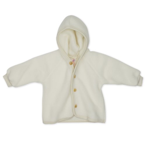 Engel Axil - Baby chaqueta forro polar lana virgen ángel natural talla 50/56 - 86/92 3 colores naturaleza, talla: única