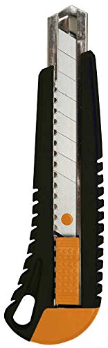 Fiskars Cúter con guía metálica, 18 mm, Naranja/Negro, 1003749