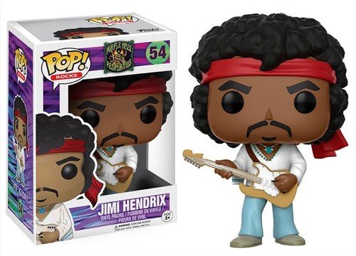 Funko- Jimi Hendrix Woodstock Figura de Vinilo, seria Rocks (14352)