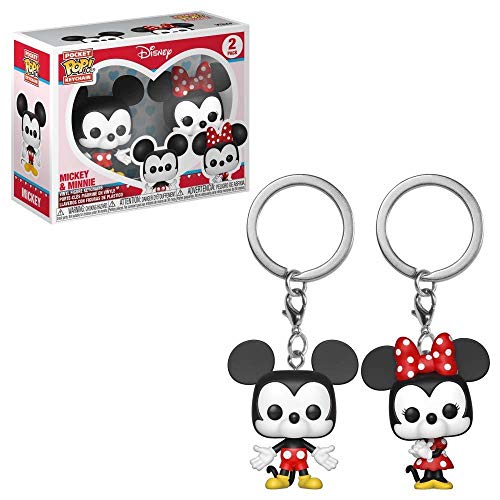 Funko Pop!- Pack llaveros Pocket Pop Disney Mickey Minnie&, Multicolor (36368)