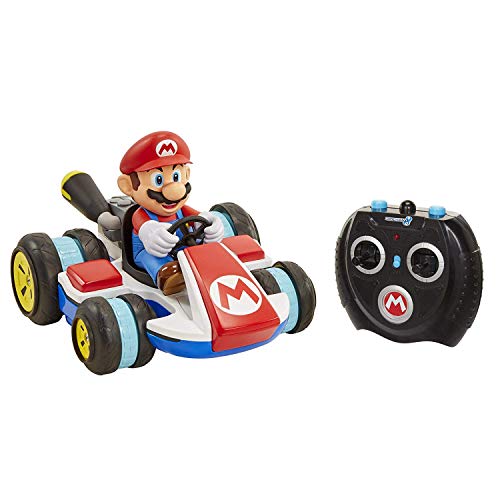 Glop Games- Vive alucinantes Carreras en Todas Las direcciones con Mario, como en el Videojuego-Las Ruedas también Pueden planear Nintendo Control Remoto, Color Inspirado en el mítico Juego Kart (2.0)