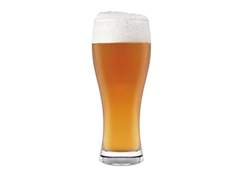 H&H H&H 68/4261 - Juego de 6 Vasos de Cristal para Cerveza Weizen, 330 cl, 6 Unidades