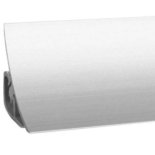HOLZBRINK Copete de Encimera de Aluminio Listón de Acabado Aluminio Copete de encimeras de cocina 23x23 mm 150 cm