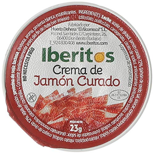 Iberitos Crema de Jamón curado - Bandeja 18 x 25 gr