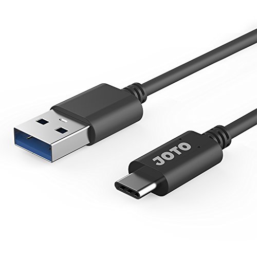 JOTO MFi Cable USB Tipo C 3m Largo, USB-C 3.1 Macho a USB 3.0 Tipo-A Cable de Carga/Sync Datos para iPad Pro 11 12.9 2018, MacBook 2016, Galaxy S10e/S20 Ultra/Note10+/Tab S4, Switch -Negro
