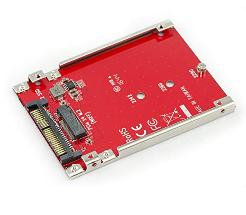 Kalea-Informatique – Convertidor adaptador M2 PCIe M Key hacia U2 (68pin SFF-8639) – para montar un SSD M.2 Gen 3.0 NVMe en lugar y Plaza de un SSD U.2 – gama Pro. /componentes alta calidad