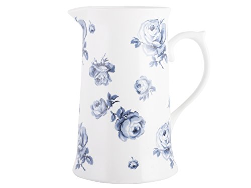 Katie Alice Vintage Floral Jarra, Porcelana, Azul
