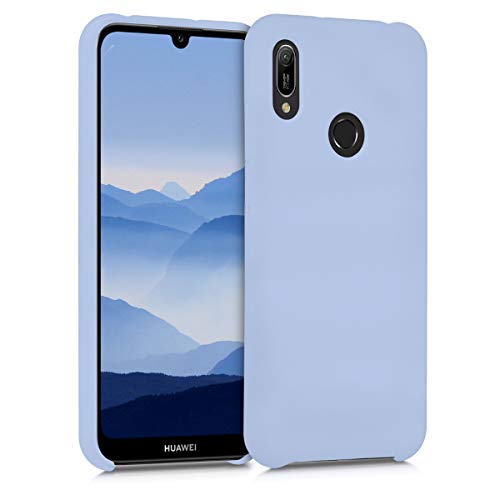kwmobile Funda Compatible con Huawei Y6 (2019) - Carcasa de TPU para móvil - Cover Trasero en Azul Claro Mate