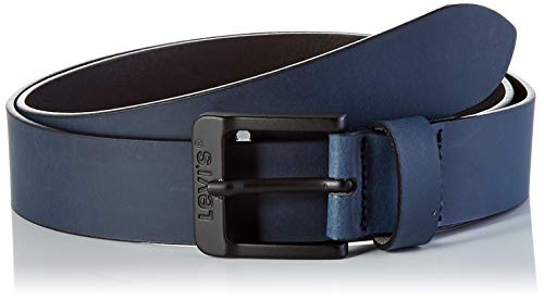 Levi's LEVIS FOOTWEAR AND ACCESSORIES Free Metal Cinturón, Azul (Navy Blue 17), 90 para Hombre