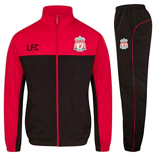Liverpool FC - Chándal oficial para hombre - Chaqueta y pantalón largos - Rojo - Large