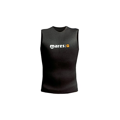 Mares Undersuit 2 mm Open Cell - Chaleco Interior Unisex, Color Negro, Talla XL