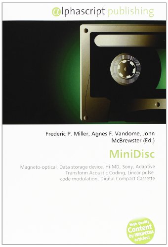 MiniDisc: Magneto-optical, Data storage device, Hi-MD, Sony, Adaptive Transform Acoustic Coding, Linear pulse  code modulation, Digital Compact Cassette