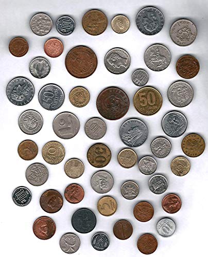 Moenich World Coin Grab Bag - 50 Coin Assortment by Moenich Coins & Collectibles