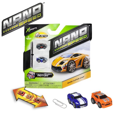 Nano Speed Spin Master 6019550, Pack de 2 Coches en Miniatura